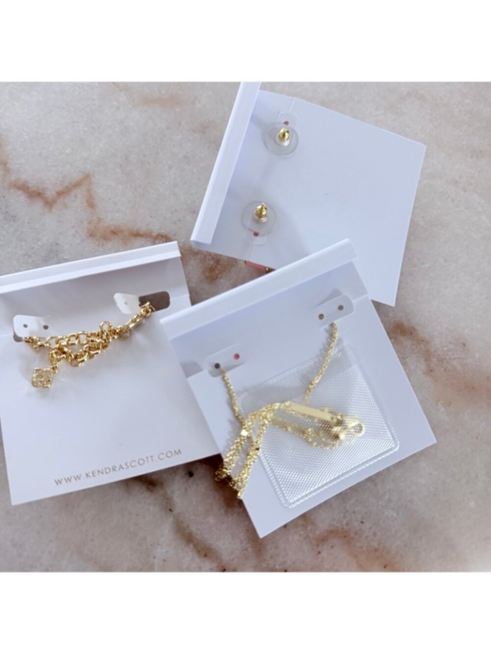 Kendra Scott x love shack fancy Enamel Bow set - Picture 3 of 3